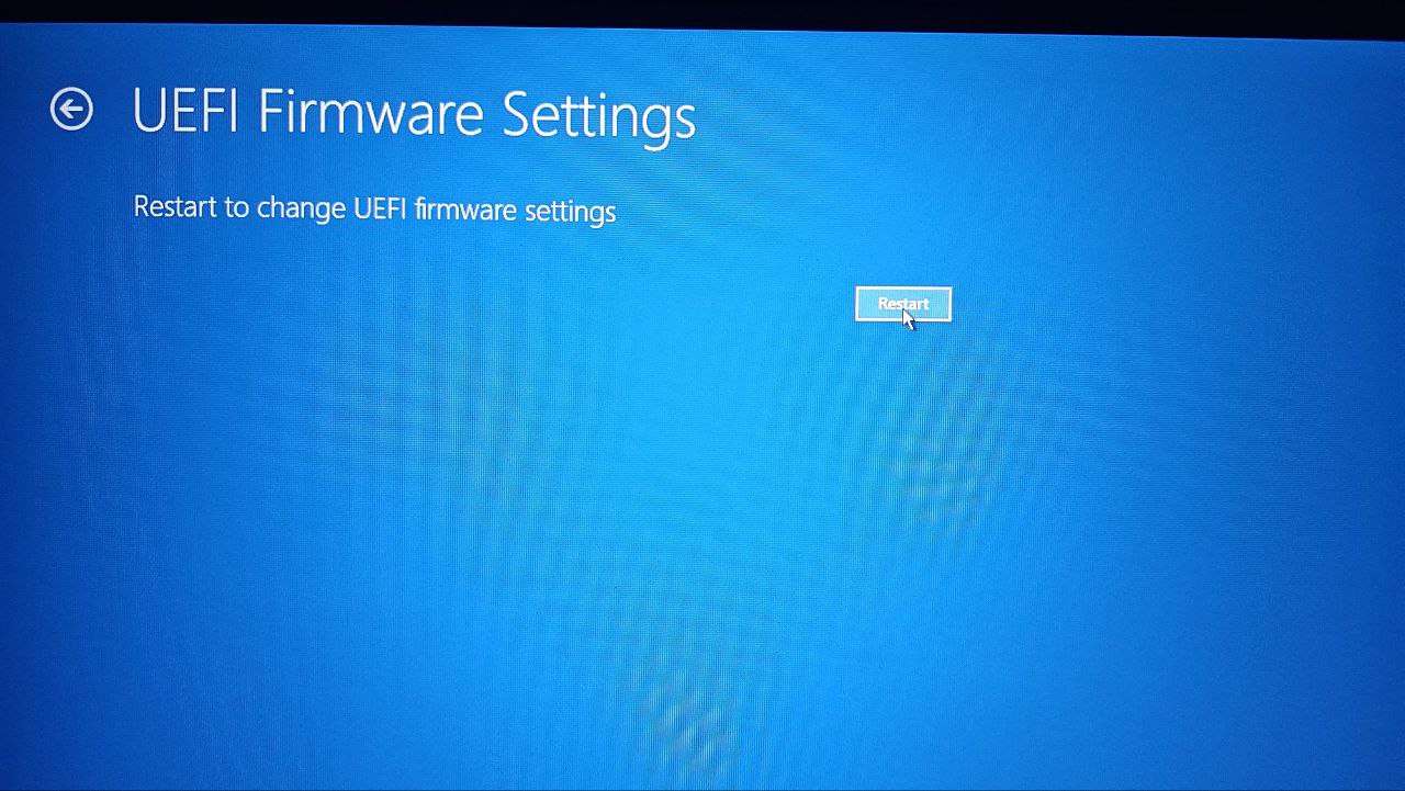 Windows Recovery Screen