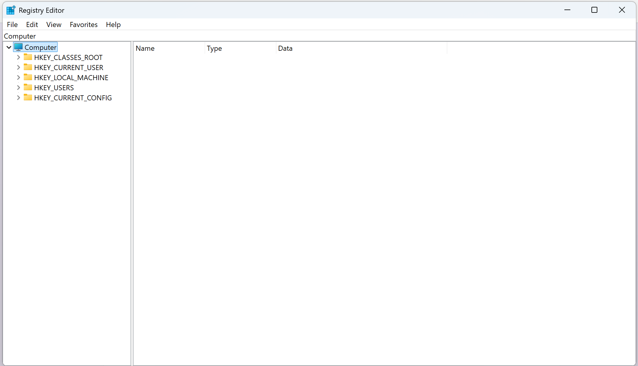 Registry Editor